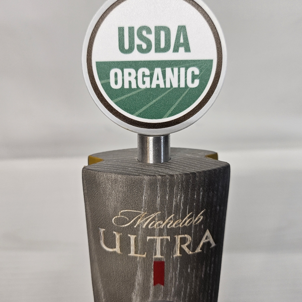 Michelob Ultra Pure Gold USDA Organic Beer Tap Handle